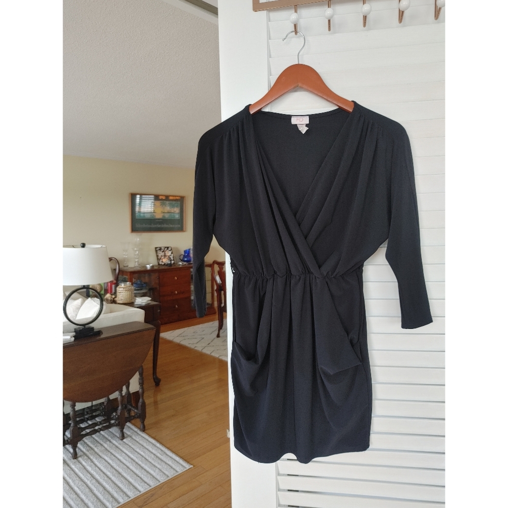 Vintage Black Art Deco Dress
